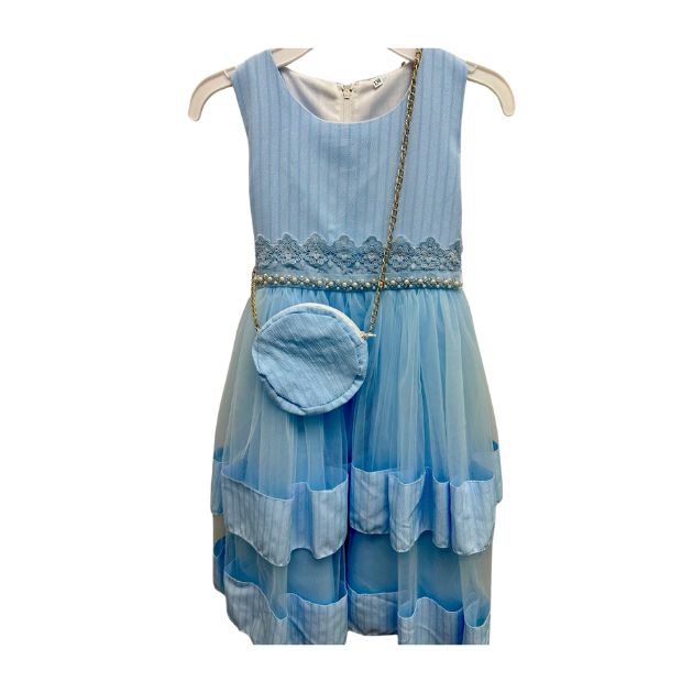 Celestial Blue Layered Dress