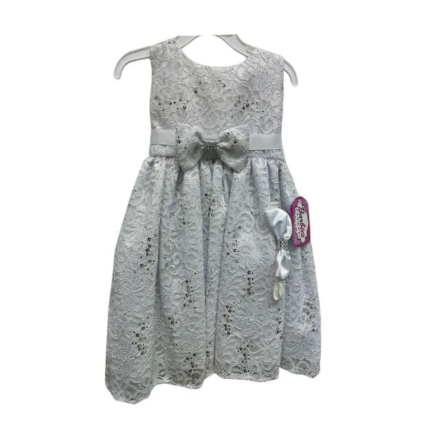 Barbie's White Sequin Lace Dress