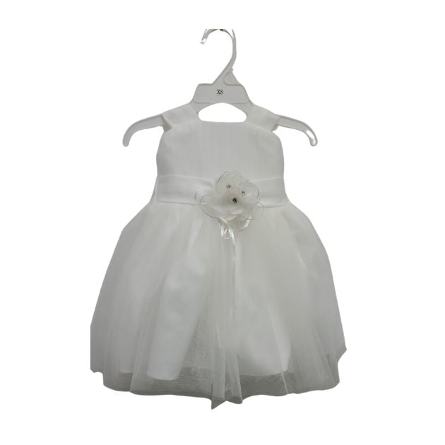 White Tulle Baby Girl Dress