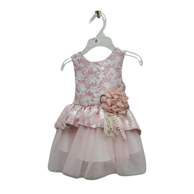 Pink Floral Tutu Dress for Girls