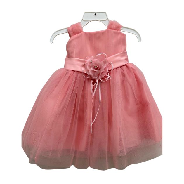 Coral Blossom Tutu Dress